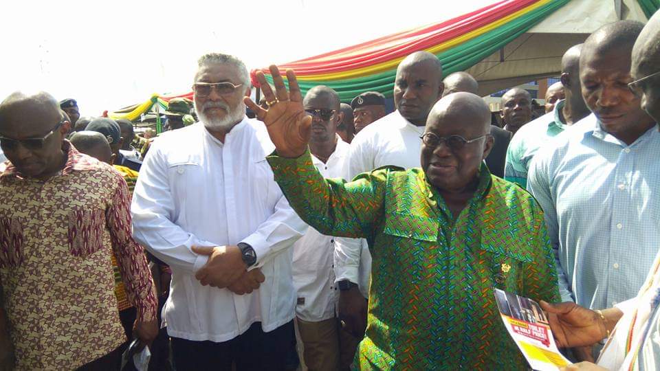President Nana Akufo-Addo & Former President J.J. Rawlings at Sanitation Launch
